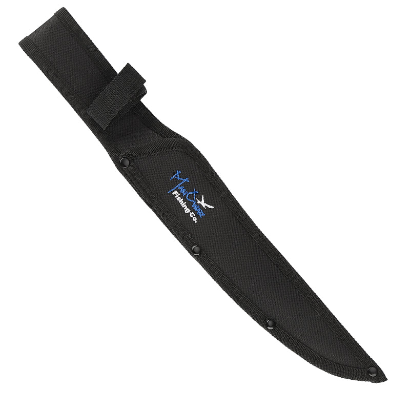 9" Flex Hybrid Fillet Knife Blue Handle with Black Knob - ManOwar Fishing Co.